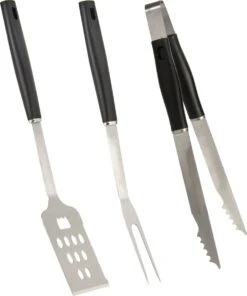 Ensemble D'outils Pour BBQ/ Barbecue 3 Pièces En Acier Inoxydable - Avec Gant De BBQ Masterchef - Cadeau Papa / Vaderdag -Grill Feu Maison 1001x1200 3