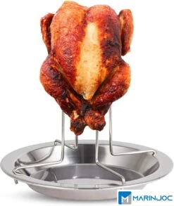Marinjoc - Grille Poulet - Support Poulet Bbq - Grillades Kip - Grille Kip Pour Four Et Ou Bbq - Accessoires Barbecue -Grill Feu Maison 1010x1200