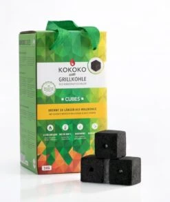 McBrikett Kokoko Briquettes Cubes 3 Kg Pour La Cuisson Au BBQ Et Au Four Hollandais
