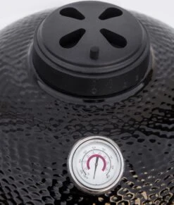 Kamado Medium Landmann Ø 45,7 Cm 18 Pouces Zwart - Avec Roulettes - Avec Thermomètre - Avec Grille De Ventilation - Barbecue Kamado - Barbecue En Céramique - Kamado Large -Grill Feu Maison 1019x1200