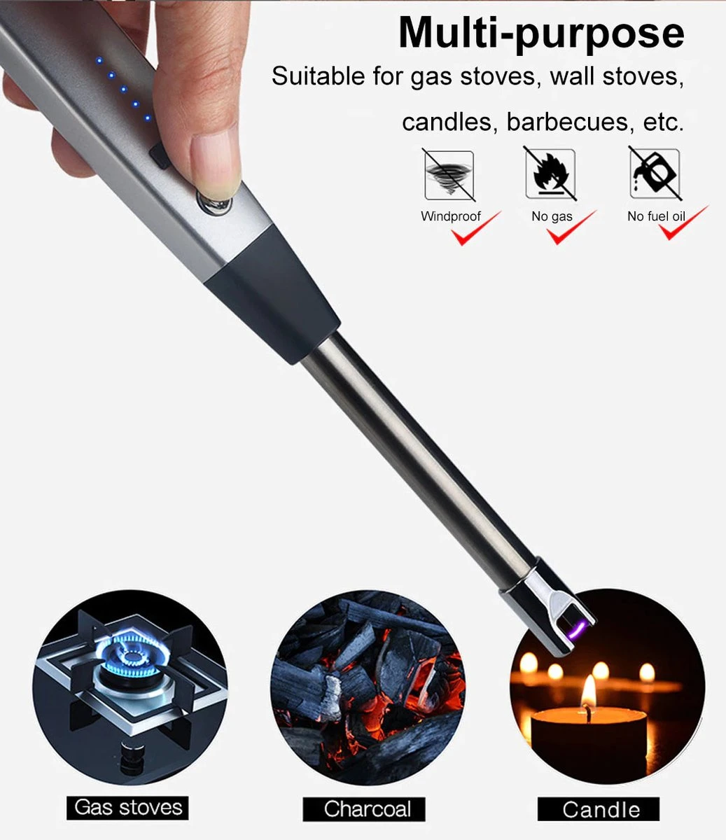 PLASMA - Briquet Plasma - Briquet Plasma USB Rechargeable - Briquet électrique - Briquet Arc - Wit 3 PLASMA - Briquet Plasma - Briquet Plasma USB Rechargeable - Briquet électrique - Briquet Arc - Wit – Image 3