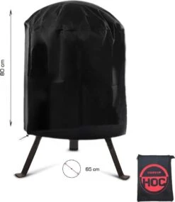 COVER UP HOC Housse Barbecue Ronde - 65x80 Cm - Housse Barbecue - Housse Barbecue Ronde RED LABEL -Grill Feu Maison 1041x1200