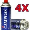 Borvat - 4 Pièces - Cartouches De Gaz Butane - Réchaud à Gaz De Camping - Bec Bunsen 227g Gaz Butane