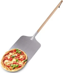 Pelle à Pizza - Spatule à Pizza Ronde - Avec Manche - BBQ Et Four - Qualité Premium