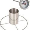 Grille De Poulet / Grille De Poulet Pour Le Barbecue / BBQ/ Four En Acier Inoxydable 20 Cm - Avec Thermomètre à Viande Analogique / Thermomètre à Rôtir