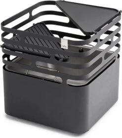 Höfats Cube Fire Pit Plancha - Fonte - 50x28x3 Cm - Noir -Grill Feu Maison 1067x1200 1