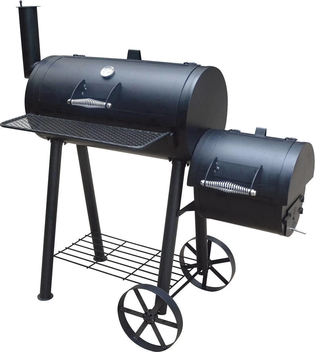 The Mash - Barbecue à Charbon XXL En Métal - Grille En Acier Inoxydable Pour BBQ - Chariot à Grillades (100 Cm) Série Steel Pour Jardin - Grille Outdoor Avec Thermomètre - Grille BBQ Pour Camping Noir 2 The Mash - Barbecue à Charbon XXL En Métal - Grille En Acier Inoxydable Pour BBQ - Chariot à Grillades (100 Cm) Série Steel Pour Jardin - Grille Outdoor Avec Thermomètre - Grille BBQ Pour Camping Noir – Image 2