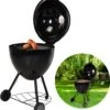 BBQ à Charbon De Bois Cheqo® Luxe XXL - Ø 56,5 Cm - Surface De La Grille 49 Cm - Grille De Ventilation En Acier Inoxydable - Hauteur 97 Cm - Poids 14,6 Kg - Mobile - Barbecue