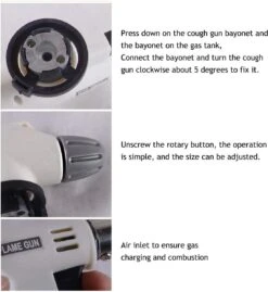 Brûleur à Gaz + 1 Bouteille De Gaz - Briquet - Brander Crème Brûlée - Soudure - Brûleur De Cuisine - Camping -Grill Feu Maison 1102x1200 2