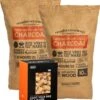 Smokin' Flavours - 2 Sachets De Quebracho Au Charbon De Bois - 1 Boite D'allume-feu - Pack Barbecue