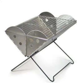 Mini Flatpack Grill & Firepit - Panier à Feu Et Gril En Un - Acier Inoxydable Pliable Grill & Go Panier à Feu Compact Pliable Uco Flatpack Lightweight Grill BBQ Barbecue Fire Basket + Sac De Transport Pratique -Grill Feu Maison 1108x1200