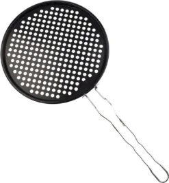 Plat à Pizza Pour BBQ Orange85 - Plat à Pizza - Zwart - Diamètre 30cm - Métal