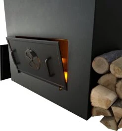 VOLT! Dutch Fire Oven BBQ Grill - Smoker Barbecue - Smoke Box Outdoor Kitchen - Barbecue à Charbon De Bois - Four Extérieur - Grille De BBQ - Zwart -Grill Feu Maison 1116x1200