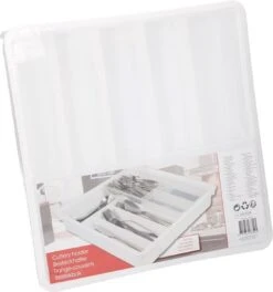 Range- Bestekbak Wit 31,5x31,5 Cm - 9 Compartiments - Porte-couverts - Range- Couverts - Ranger Des Couverts Dans Le Tiroir - Organisateur De Plateaux à Range-couverts