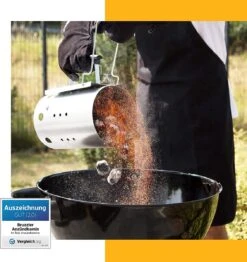 Allume-charbon LARGE - Allume-briquette Avec Poignée De Sécurité - Démarreur Rapide Pour Barbecue - Allume- Charbon De Bois Pour BBQ -Grill Feu Maison 1132x1200 12