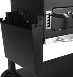 NATERIAL - Barbecue à Charbon KING SIZE - 15 Personnes - H.129 X L.175 X P.65 Cm - Acier émaillé - Zwart - Chariot Grill - Barbecue Angulaire 11 NATERIAL - Barbecue à Charbon KING SIZE - 15 Personnes - H.129 X L.175 X P.65 Cm - Acier émaillé - Zwart - Chariot Grill - Barbecue Angulaire -Grill Feu Maison 1139x1200