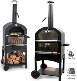 Four à Pizza MaxxGarden Extérieur - Charbon De Bois De Bois - Incl. Pierre à Pizza - 45x65x158cm 12 Four à Pizza MaxxGarden Extérieur - Charbon De Bois De Bois - Incl. Pierre à Pizza - 45x65x158cm -Grill Feu Maison 1146x1200 1