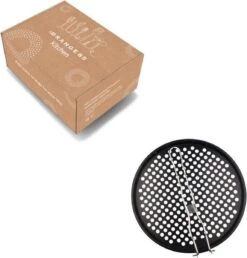 Plat à Pizza Pour BBQ Orange85 - Plat à Pizza - Zwart - Diamètre 30cm - Métal -Grill Feu Maison 1151x1200 4