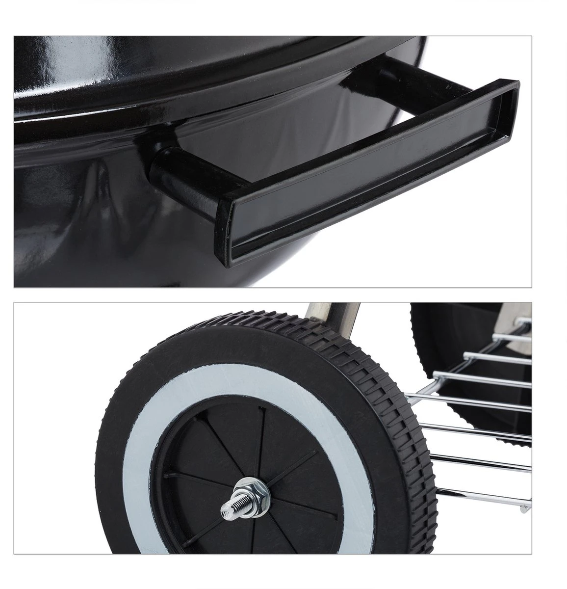 Relaxdays Barbecue Au Charbon De Bois Avec Couvercle - Barbecue à Bouilloire - Barbecue - Grill à Boules - Noir 11 Relaxdays Barbecue Au Charbon De Bois Avec Couvercle - Barbecue à Bouilloire - Barbecue - Grill à Boules - Noir – Image 11