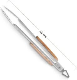 Burnhard Pince à Barbecue Burnhard 45cm | Acier Inoxydable | Manche En Bois D'acacia | Avec œillet De Suspension -Grill Feu Maison 1159x1200 2