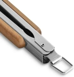 Burnhard Pince à Barbecue Burnhard 45cm | Acier Inoxydable | Manche En Bois D'acacia | Avec œillet De Suspension -Grill Feu Maison 1160x1200 3