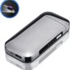 Briquet électrique K&L | Briquet Rechargeable USB | Résistant Au Vent Et Aux Tempêtes | Briquet (Argent)