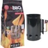 BBQ/ Barbecue Briquettes Démarreur Noir Avec 80x Allume-feu