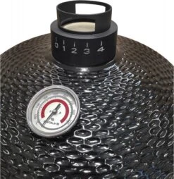 Evolve Advanced - Barbecue Kamado 24" / 61 CM / XXL - Accessoires Gratuits Inclus - Parois En Céramique - Forme D'oeuf - Chaleur Directe + Chaleur Indirecte - Ventilation Professionnelle - Thermomètre Intelligent -Grill Feu Maison 1165x1200