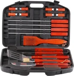 Ensemble D'accessoires Pour Barbecue MaxxGarden Avec étui - 13 Pièces