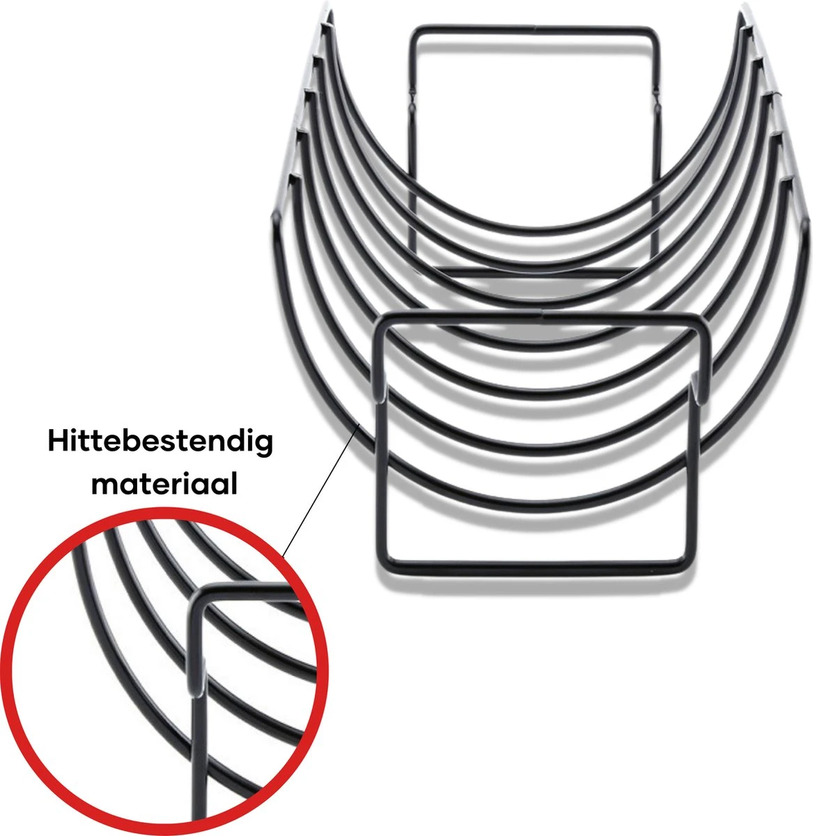 Support à Barbecue PROKING Sparerib – Accessoires De Vêtements Pour Bébé Pour BBQ – Y Compris Recette De Sparerib – Couche Antiadhésive – 35 X 19,5 X 11,5 CM 3 Support à Barbecue PROKING Sparerib – Accessoires De Vêtements Pour Bébé Pour BBQ – Y Compris Recette De Sparerib – Couche Antiadhésive – 35 X 19,5 X 11,5 CM – Image 3