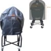 Housse De BBQ Ronde étanche - 84 Cm X 77 Cm - Housse De Protection Pour BBQ - Accessoires De Barbecue - Convient Pour Kamado, Big Green Egg, Grill Guru, The Bastard, Patton, Weber