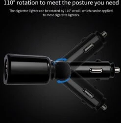 Répartiteur D'allume-cigare De Voiture - Entrée USB Voiture - 2 Connexions De Cigarette - Chargeur De Voiture -Grill Feu Maison 1174x1200 3