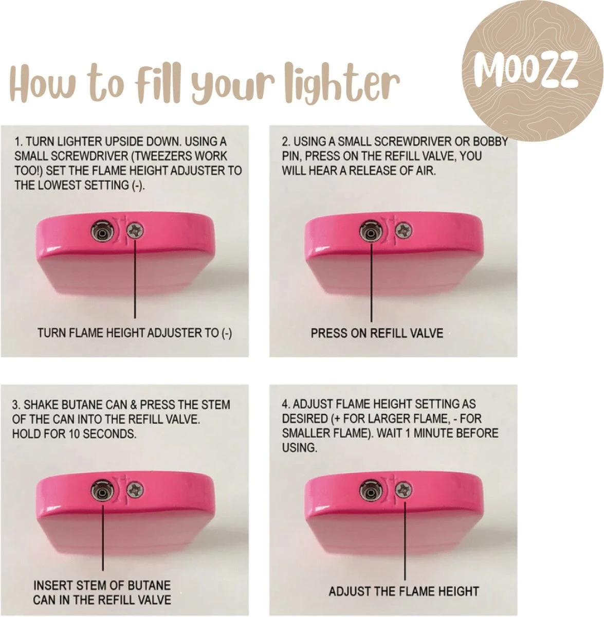 Briquet Moozz® Hello Kitty Avec Flamme Rose - Connu De TikTok - Rechargeable Et Coupe-vent 4 Briquet Moozz® Hello Kitty Avec Flamme Rose - Connu De TikTok - Rechargeable Et Coupe-vent – Image 4