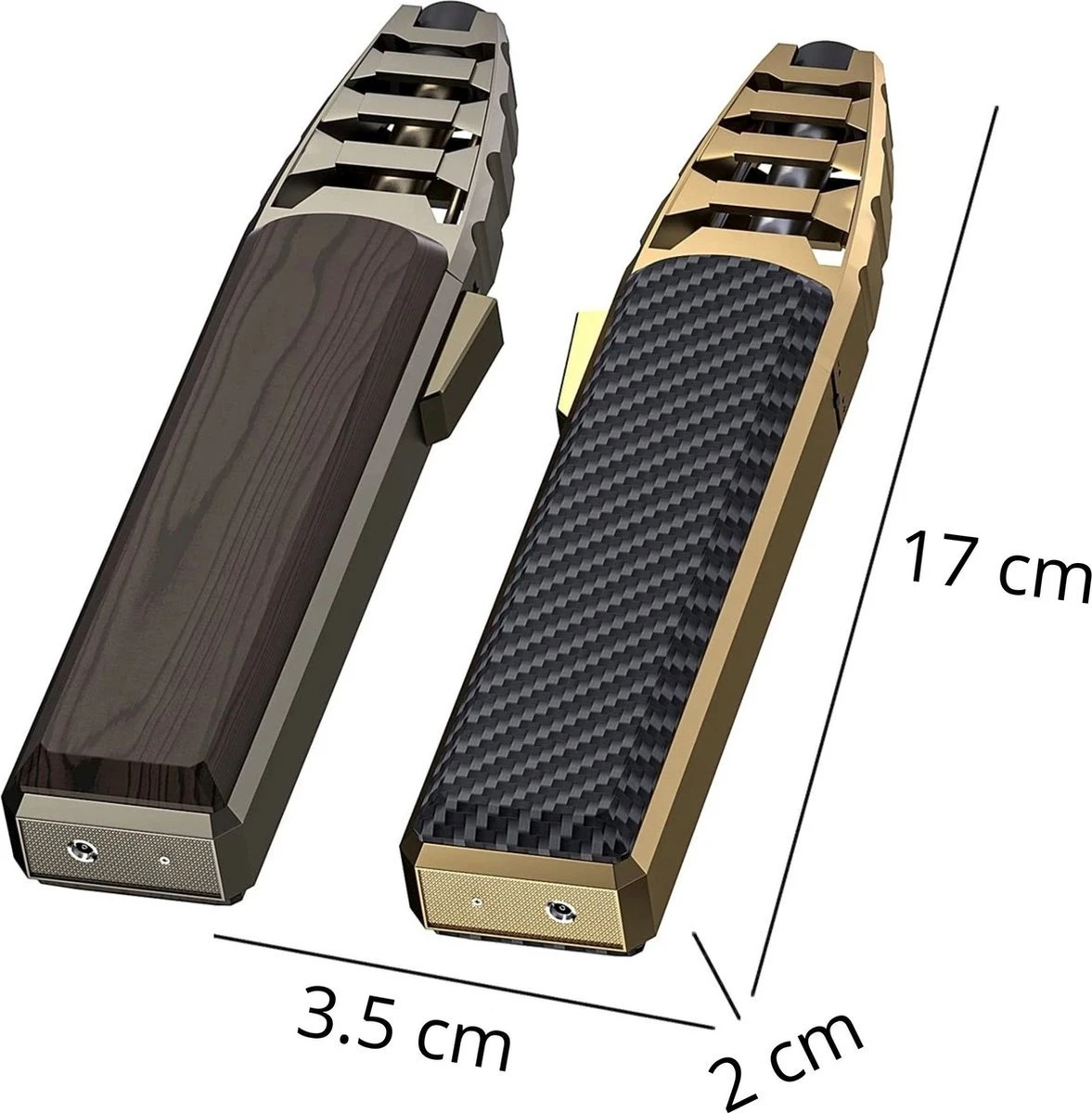 Briquet JETFLAME 1000 - Brûleur à Gaz - Torch Feux D'Artifice - Brander Crème Brûlée - BBQ Et Allume Cigare - Coupe Vent - Carbone Avec Boîtier Métal Doré 2 Briquet JETFLAME 1000 - Brûleur à Gaz - Torch Feux D'Artifice - Brander Crème Brûlée - BBQ Et Allume Cigare - Coupe Vent - Carbone Avec Boîtier Métal Doré – Image 2