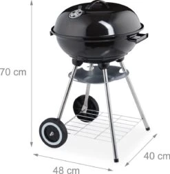 Relaxdays Barbecue Au Charbon De Bois Avec Couvercle - Barbecue à Bouilloire - Barbecue - Grill à Boules - Noir 16 Relaxdays Barbecue Au Charbon De Bois Avec Couvercle - Barbecue à Bouilloire - Barbecue - Grill à Boules - Noir -Grill Feu Maison 1178x1200