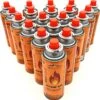 Bouteilles De Gaz Pour Cuisinière Unilight - 20 Pièces - Gaz Butane - Cartouche De Gaz Cartouches De Gaz Butane - Bouteilles De Gaz Pour Réchaud De Camping 20x Cartouches De Gaz (forfait Avantage)