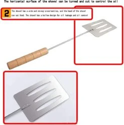 3pcs Set D'ustensiles De Gril En Acier Inoxydable Pinces à Fourchette De Barbecue Spatule à Griller - Outil De Gril De Barbecue Multifonction Portable Outils De Cuisine - Zwart -Grill Feu Maison 1191x1200 2