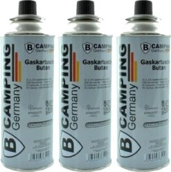 Lot De 3x Bouteille Benson Camping Gaz Butane / Remplissage Gaz De 227 Grammes - Cuisinière / Désherbant