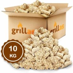 Allume-feu BIO Pour BBQ Ou Réchaud (10kg = 670 Boucles) - Allume-feu - Wokkels En Laine De Bois - Allume-feu Pour Barbecue - Allume-feu - Accessoires -Grill Feu Maison 1195x1200 16