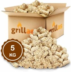 Allume-feu BIO Pour BBQ Ou Réchaud (5kg = 335 Boucles) - Allume-feu - Wokkels En Laine De Bois - Allume-feu Pour Barbecue - Allume-feu - Accessoires -Grill Feu Maison 1195x1200 17