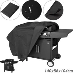 Deuba Bâche De Protection Housse Résistante Pour Barbecue à Gaz Grill 3 Tailles -Grill Feu Maison 1197x1200 11