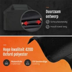 Housse De Barbecue GrillX Avec Clip - 170 X 61 X 117 Cm - Taille L - Étanche - Accessoires De BBQ - Outils -Grill Feu Maison 1198x1200 27