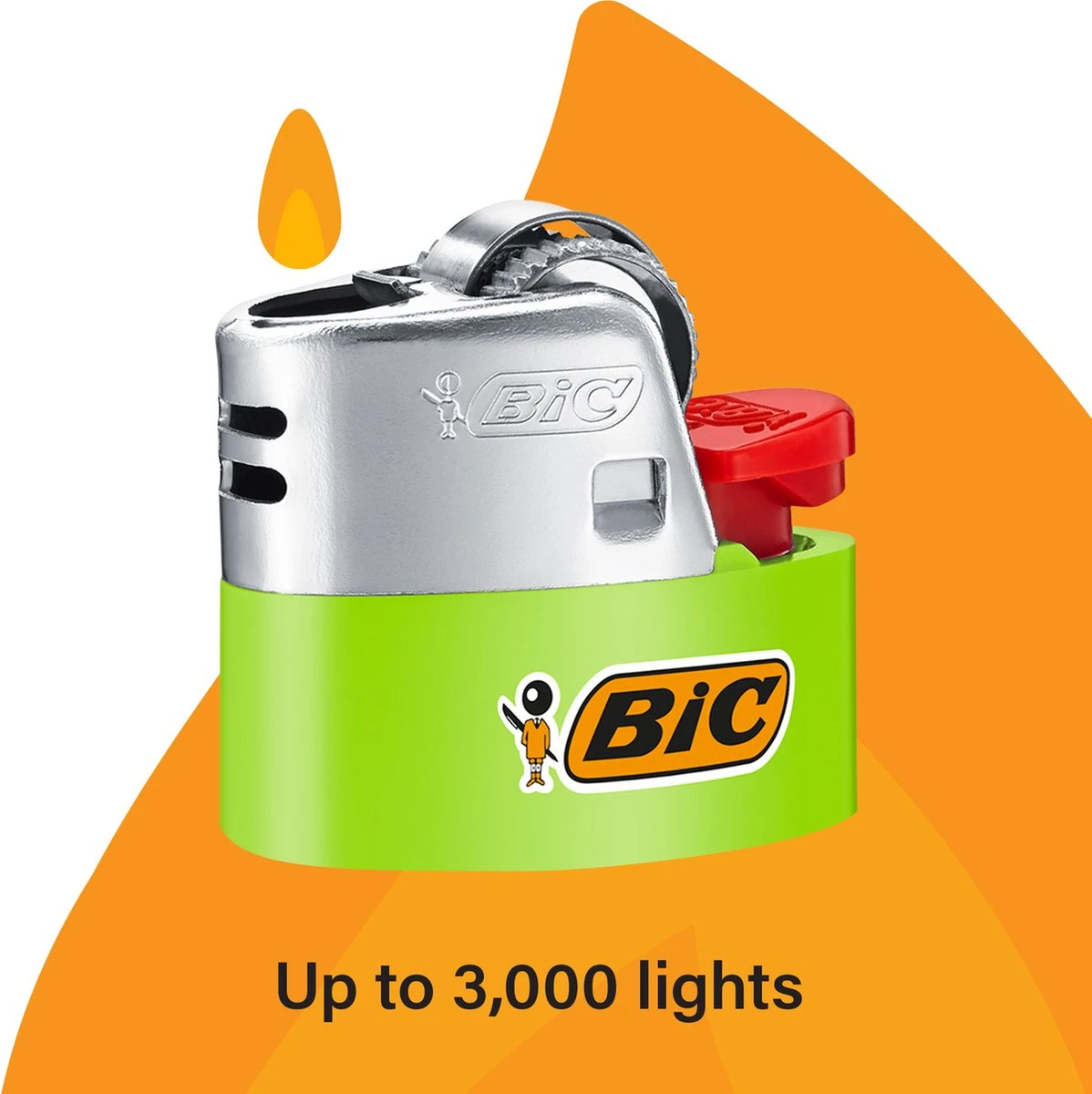 Briquet à Silex BIC J26 Maxi - Briquet à Gaz De Différentes Couleurs - Paquet De 5 Briquets - Sécurité Enfant 3 Briquet à Silex BIC J26 Maxi - Briquet à Gaz De Différentes Couleurs - Paquet De 5 Briquets - Sécurité Enfant – Image 3