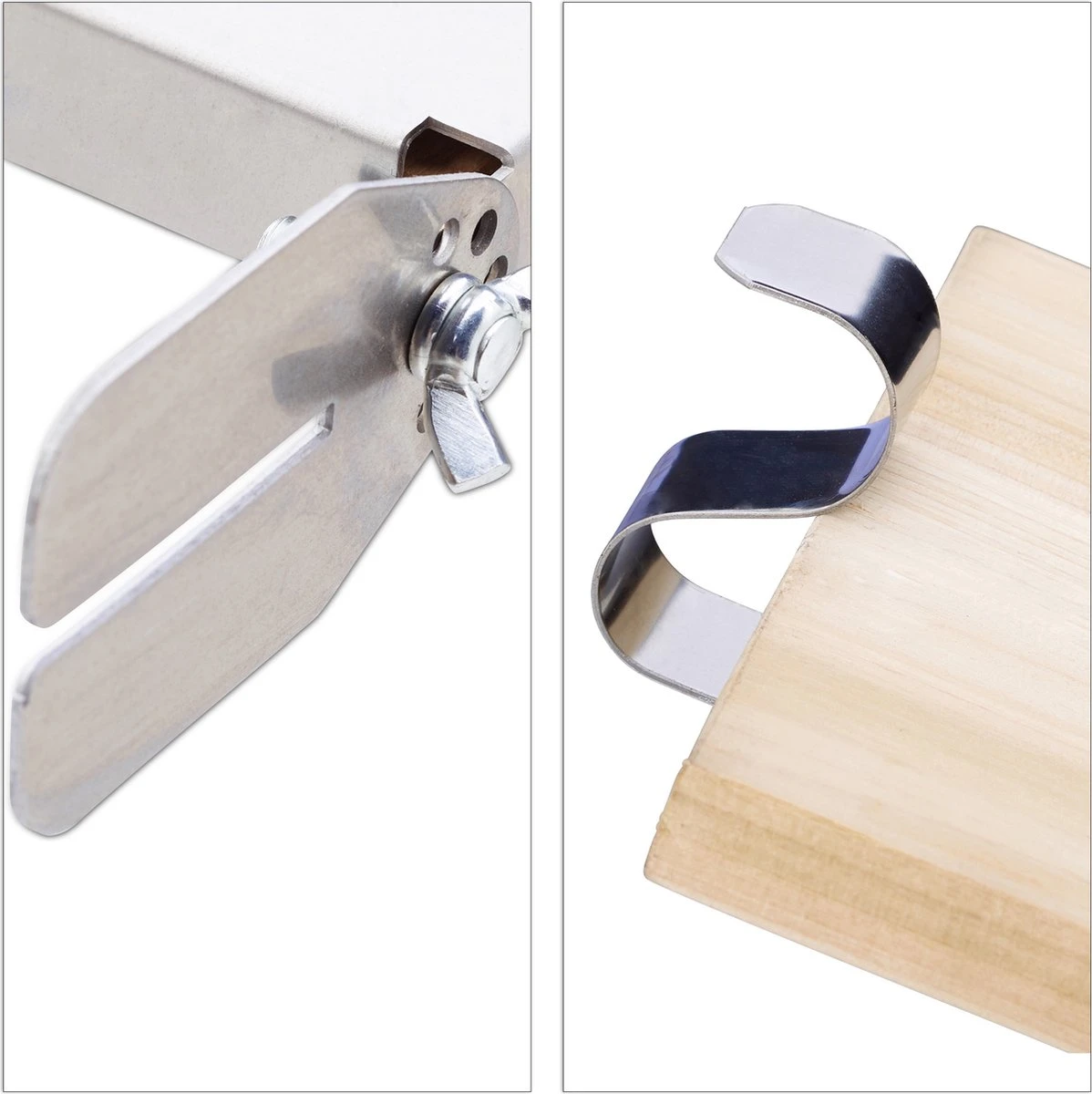 Relaxdays 4 X Planche à Fumer En Set - Support Inox - Bois De Cèdre - Planche à Saumon - Barbecue 5 Relaxdays 4 X Planche à Fumer En Set - Support Inox - Bois De Cèdre - Planche à Saumon - Barbecue – Image 5