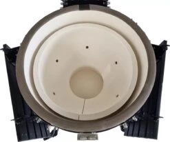 Obelix Kamado Large - 22 Pouces - Zwart - Avec Poseur De Plaque - Feutre En Fibre De Verre - Système D'ouverture / Fermeture - Precision Top-Vent -Grill Feu Maison 1200x1002