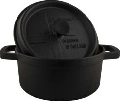 The Windmill Bbq-pan S 2 Litre Fonte 19,5 Cm Noir 3 Pièces -Grill Feu Maison 1200x1006 6