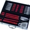 Collection BBQ Couverts De Barbecue En Acier Inoxydable Dans Un Coffret En Aluminium