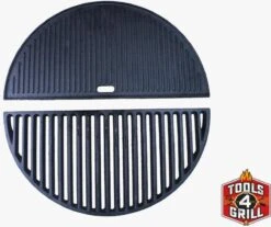 Plaque De Cuisson En Fonte Demi-lune Tools4Grill / Plaque De Cuisson Grille En Fonte Diamètre 46 Cm -Grill Feu Maison 1200x1008 4