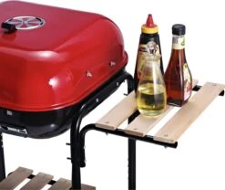 Outsunny Charcoal Grill Grill Chariot Station De Gril Gril Sur Pied Gril Avec Protection Contre Le Vent 3x étagère 846-043 -Grill Feu Maison 1200x1009 2