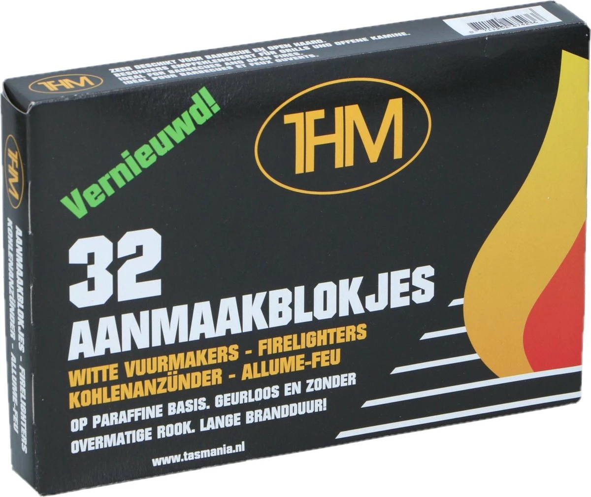 Allume-feu Edco - 32 Pièces - Paraffine - Briquettes De Charbon De Bois Incluses - 3 Kg 3 Allume-feu Edco - 32 Pièces - Paraffine - Briquettes De Charbon De Bois Incluses - 3 Kg – Image 3